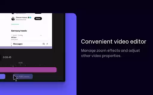 Screen Charm Professional Browser Recorder  from Chrome web store to be run with OffiDocs Chromium online