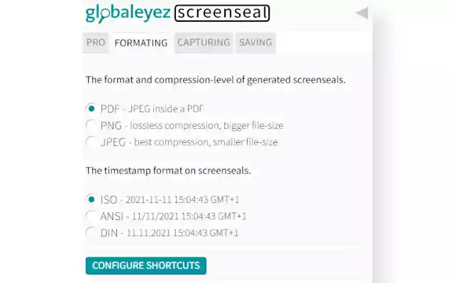screenseal  from Chrome web store to be run with OffiDocs Chromium online