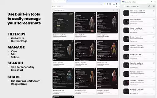 Screenshot Collab  from Chrome web store to be run with OffiDocs Chromium online