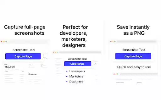 Screen site Tool – Capture Full Page as PNG  from Chrome web store to be run with OffiDocs Chromium online