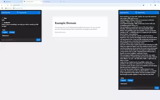 ScribePal  from Chrome web store to be run with OffiDocs Chromium online
