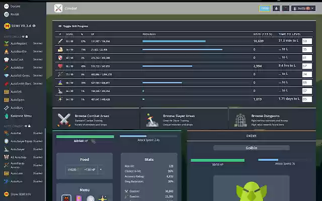 Scripting Engine for Melvor Idle  from Chrome web store to be run with OffiDocs Chromium online