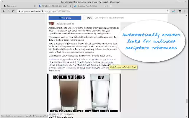 Scripture Tips  from Chrome web store to be run with OffiDocs Chromium online