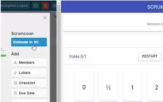 Scrumcoon trello from Chrome web store to be run with OffiDocs Chromium online Scrumcoon trello from Chrome web store to be run with OffiDocs Chromium online