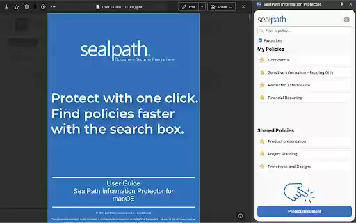 SealPath Information Protector  from Chrome web store to be run with OffiDocs Chromium online