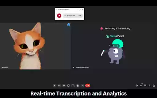SeaMeet: Take ChatGPT Meeting Note Real Time  from Chrome web store to be run with OffiDocs Chromium online