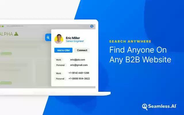 Seamless.AI  from Chrome web store to be run with OffiDocs Chromium online