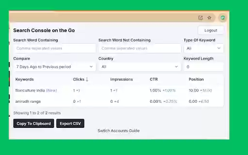 Search Console on the go  from Chrome web store to be run with OffiDocs Chromium online