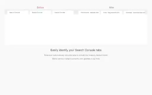 Search Console Tab Renamer  from Chrome web store to be run with OffiDocs Chromium online