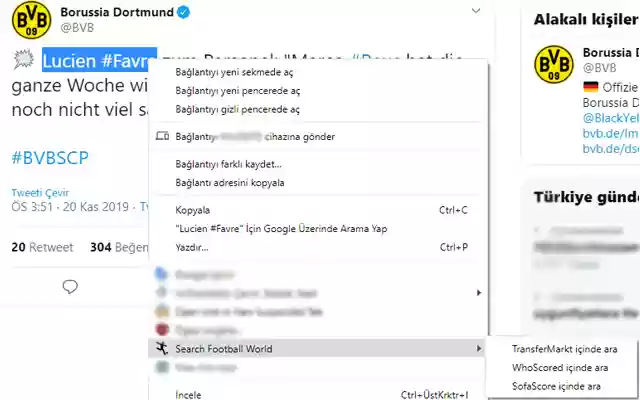 Search Football World  from Chrome web store to be run with OffiDocs Chromium online
