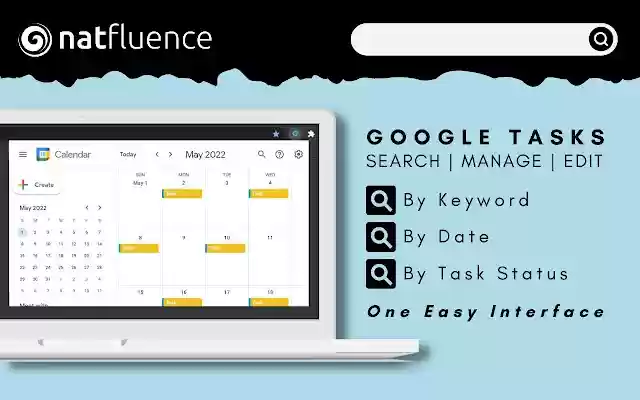 Search G. Calendar Tasks (By Natfluence)  from Chrome web store to be run with OffiDocs Chromium online