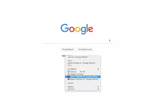 Search Medium  from Chrome web store to be run with OffiDocs Chromium online