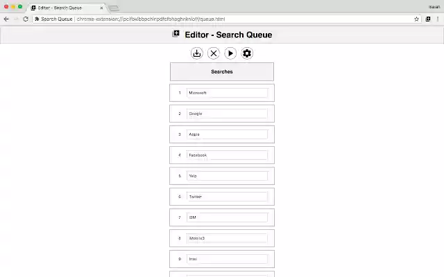 Search Queue from Chrome web store to be run with OffiDocs Chromium online Search Queue from Chrome web store to be run with OffiDocs Chromium online