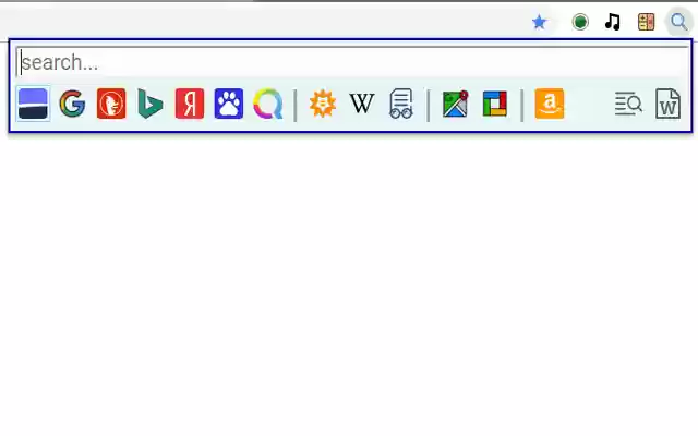 SearchSK  from Chrome web store to be run with OffiDocs Chromium online