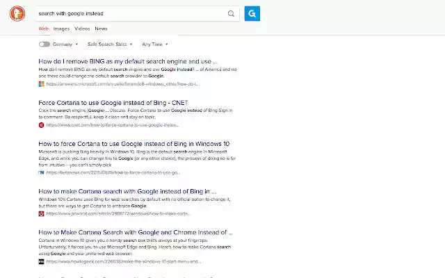 Search with Google Instead from Chrome web store to be run with OffiDocs Chromium online Search with Google Instead from Chrome web store to be run with OffiDocs Chromium online