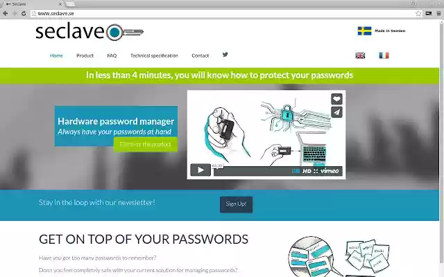 Seclave Chrome Extension  from Chrome web store to be run with OffiDocs Chromium online