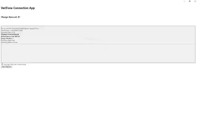 Secure Cloud Credit Card Autho App Test  from Chrome web store to be run with OffiDocs Chromium online