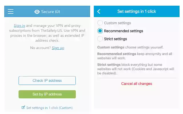 Secure Kit  from Chrome web store to be run with OffiDocs Chromium online