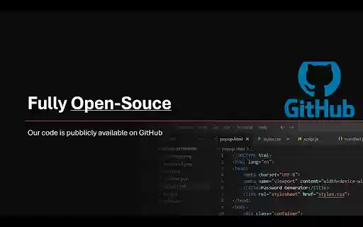 Secure  Private Password Generator  from Chrome web store to be run with OffiDocs Chromium online