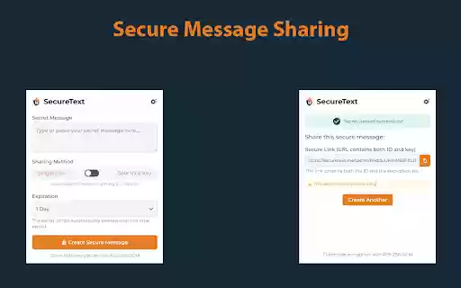 SecureText Share password securely  from Chrome web store to be run with OffiDocs Chromium online