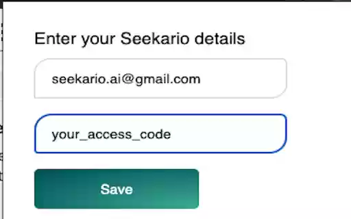Seekario.ai  from Chrome web store to be run with OffiDocs Chromium online
