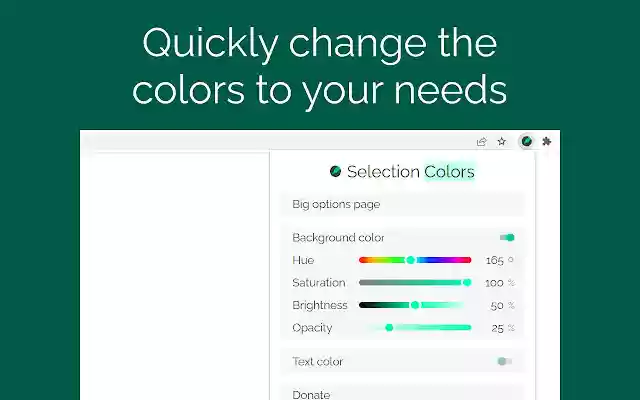 Selection Colors from Chrome web store to be run with OffiDocs Chromium online Selection Colors from Chrome web store to be run with OffiDocs Chromium online
