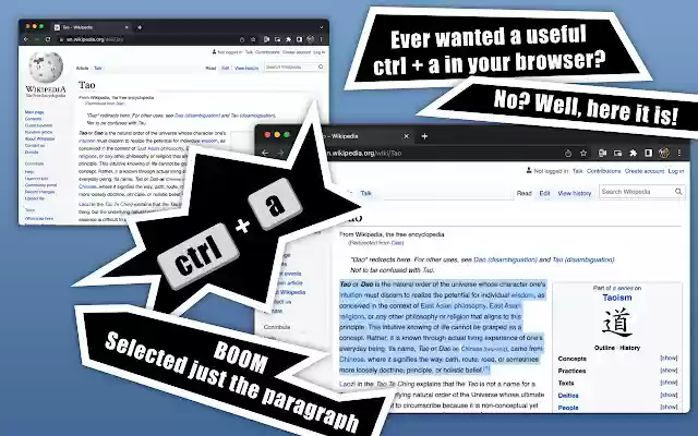 Select Some ctrl+a but useful from Chrome web store to be run with OffiDocs Chromium online Select Some ctrl+a but useful from Chrome web store to be run with OffiDocs Chromium online