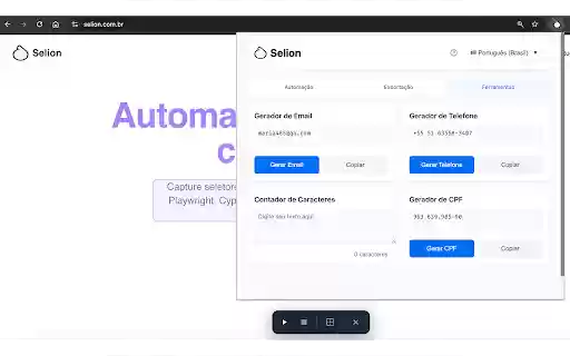 Selion  from Chrome web store to be run with OffiDocs Chromium online