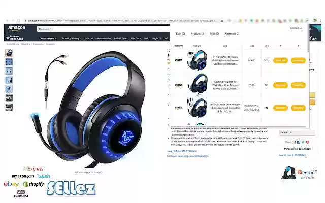 Sellez Price Comparer from Chrome web store to be run with OffiDocs Chromium online Sellez Price Comparer from Chrome web store to be run with OffiDocs Chromium online