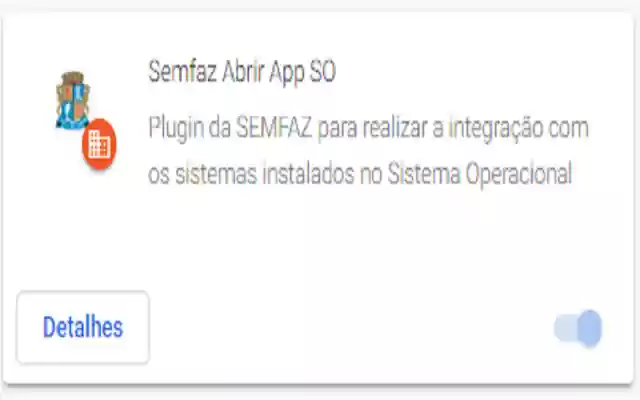 Semfaz Abrir App SO  from Chrome web store to be run with OffiDocs Chromium online