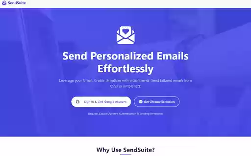 SendSuite: Express Email Templates  from Chrome web store to be run with OffiDocs Chromium online