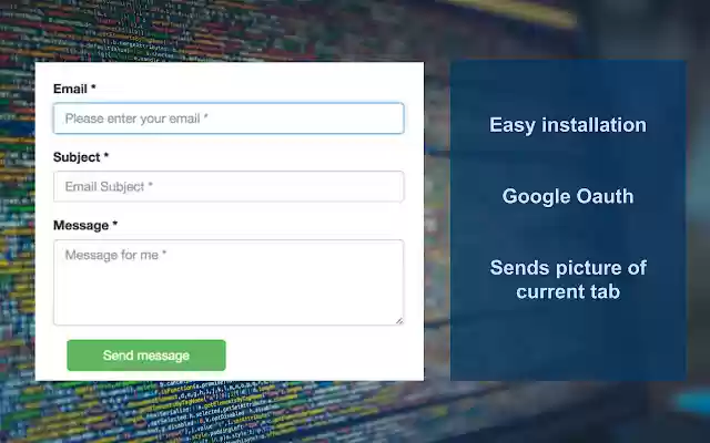 Send via Gmail from Chrome web store to be run with OffiDocs Chromium online Send via Gmail from Chrome web store to be run with OffiDocs Chromium online