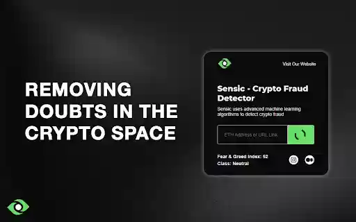 Sensic Crypto Fraud Detector  from Chrome web store to be run with OffiDocs Chromium online
