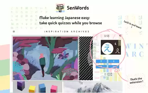 SenWords Thousand Words  from Chrome web store to be run with OffiDocs Chromium online