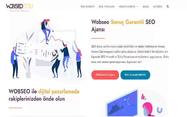 SEO Ajansı Wobseo  from Chrome web store to be run with OffiDocs Chromium online