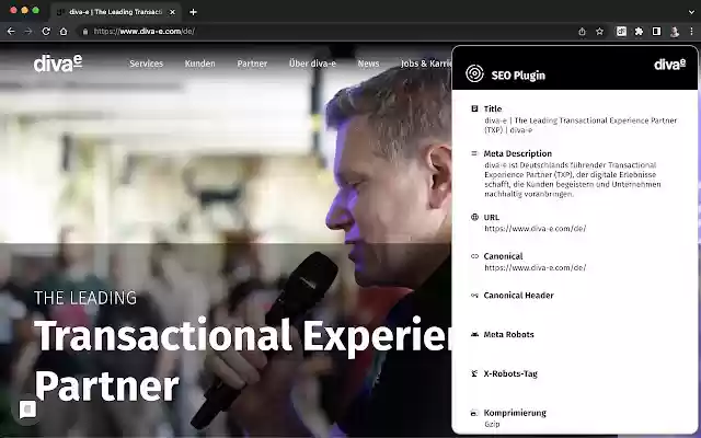 SEO Plugin diva e from Chrome web store to be run with OffiDocs Chromium online SEO Plugin diva e from Chrome web store to be run with OffiDocs Chromium online