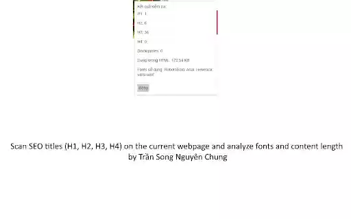 SEO Title Checker by Tran Song Nguyen Chung  from Chrome web store to be run with OffiDocs Chromium online