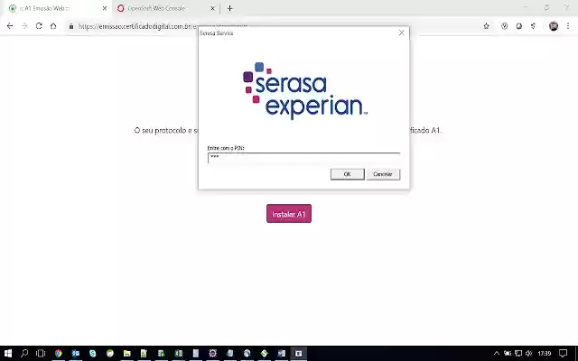 Serasa Experian Certificado Digital from Chrome web store to be run with OffiDocs Chromium online Serasa Experian Certificado Digital from Chrome web store to be run with OffiDocs Chromium online