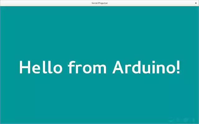 Serial Projector  from Chrome web store to be run with OffiDocs Chromium online