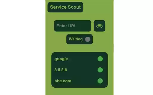 Service Scout  from Chrome web store to be run with OffiDocs Chromium online
