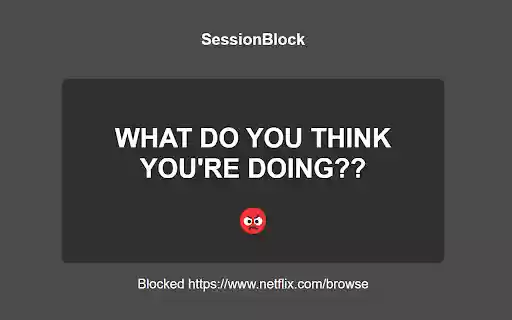 SessionBlock  from Chrome web store to be run with OffiDocs Chromium online