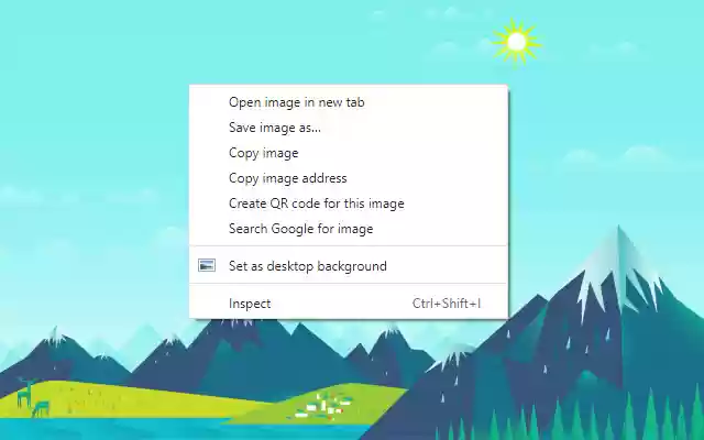 Set as desktop background  from Chrome web store to be run with OffiDocs Chromium online