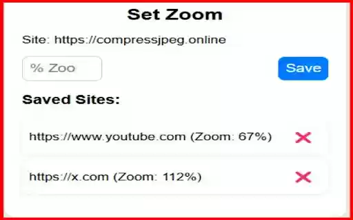 Set Zoom  from Chrome web store to be run with OffiDocs Chromium online