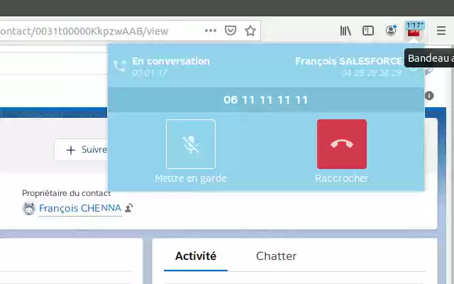 SFR Call Contact Bandeau Intégré from Chrome web store to be run with OffiDocs Chromium online SFR Call Contact Bandeau Intégré from Chrome web store to be run with OffiDocs Chromium online