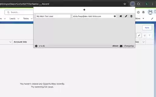 SF User Switcher from Chrome web store to be run with OffiDocs Chromium online SF User Switcher from Chrome web store to be run with OffiDocs Chromium online