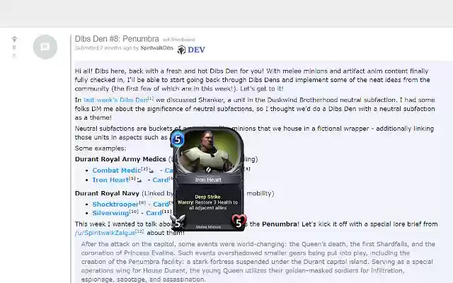 Shardveil Reddit Tooltips  from Chrome web store to be run with OffiDocs Chromium online