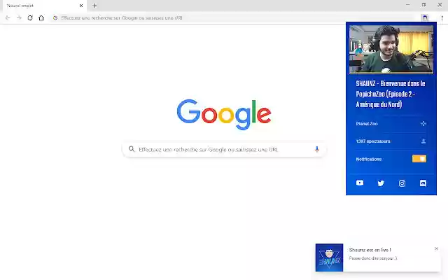 Shaunz Live Alert  from Chrome web store to be run with OffiDocs Chromium online