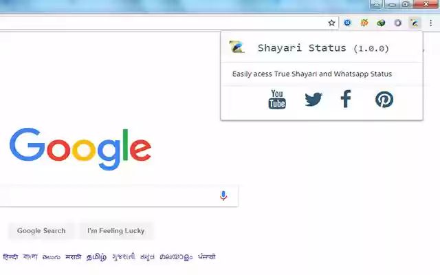 Shayari Status from Chrome web store to be run with OffiDocs Chromium online Shayari Status from Chrome web store to be run with OffiDocs Chromium online