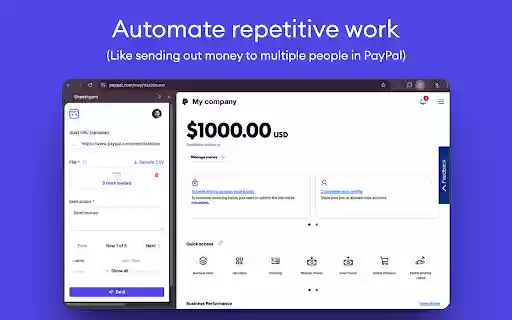 SheetAgent: AI Browser Automation using Spreadsheets  from Chrome web store to be run with OffiDocs Chromium online