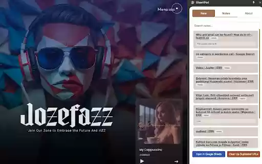 SheetPad  from Chrome web store to be run with OffiDocs Chromium online